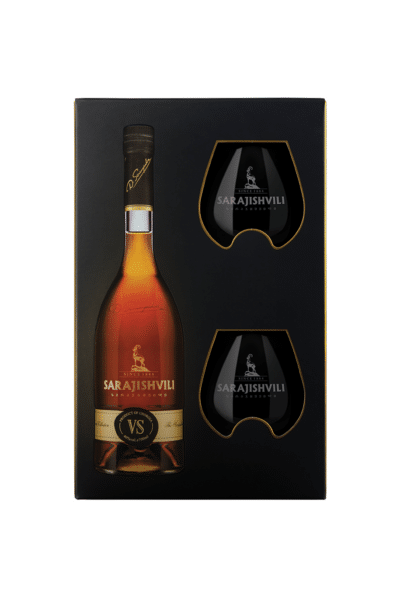 Brandy Sarajishvili V.S. 0,7l + kieliszki